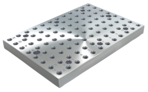 Baseplates, grey cast iron with grid holes