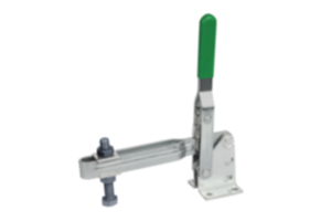 Toggle clamps vertical with horizontal foot, large version