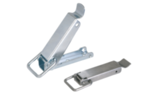 Spännlås stål eller rostfritt stål med spännbygel till 3000 N, skruvhål övertäckta Spännlås stål eller rostfritt stål med spännbygel till 3000 N, skruvhål övertäckta