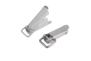 Spännlås stål eller rostfritt stål med spännbygel, skruvhål övertäckta Spännlås stål eller rostfritt stål med spännbygel, skruvhål övertäckta