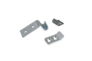 Catch plates for latches with adjustable metal plate hooks for up to 1000N, short version Catch plates for latches with adjustable metal plate hooks for up to 1000N, short version