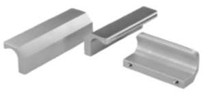 Ledge handles, stainless steel 