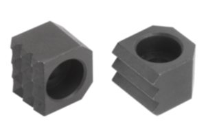 Grippers, tool steel, rectangular  with counterbore