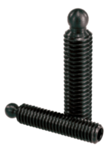 Grub screws with ball thrust point 