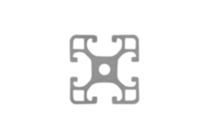Aluminiumprofiler 40x40 lätta typ I
