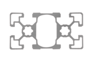 Aluminium profiles 45x90 light Type B