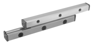 Guide rails for cross rollers