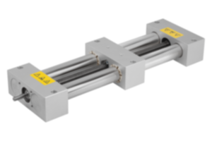 Double tube linear actuators with trapezoidal screw drive Double tube linear actuators with trapezoidal screw drive