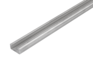 C-profiler i stål eller rostfritt stål för glidskenor