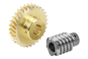 Worm gears, right-hand centre distance 33 mm