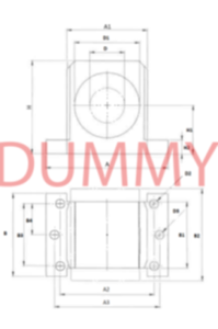 Pedestal bearing, aluminum Pedestal bearing, aluminum