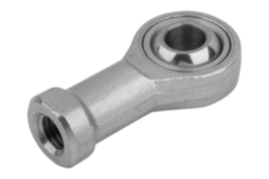 Rod ends with plain bearing, internal thread, stainless steel, DIN ISO 12240-1 maintenance-free