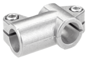Tube clamps T-angle, aluminium Tube clamps T-angle, aluminium