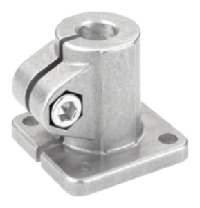 Tube clamps base, aluminium Tube clamps base, aluminium