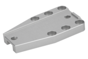 Fästplattor i aluminium för precisionsskruvstycken