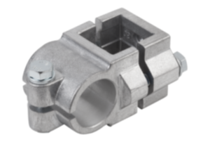 Tube clamps cross, aluminium Tube clamps cross, aluminium