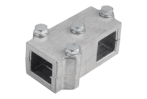 Tube clamps T-angle, aluminium Tube clamps T-angle, aluminium