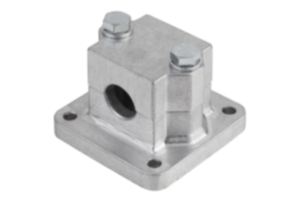 Tube clamps flange, aluminium Tube clamps flange, aluminium