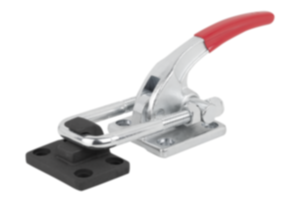 Toggle clamps latch horizontal heavy-duty with catch plate