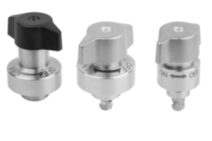 Spännreglar med vred i rostfritt stål, indragbara, vred i plast eller rostfritt stål Spännreglar med vred i rostfritt stål, indragbara, vred i plast eller rostfritt stål